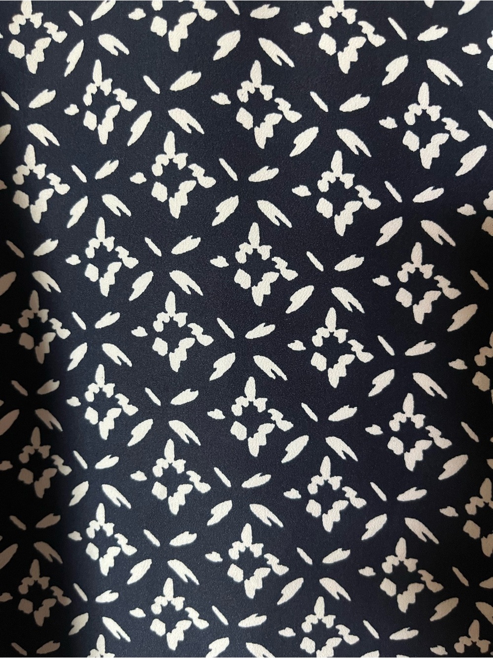 Ralph Lauren Navy and White A-Line  Skirt - Picture 6 of 7